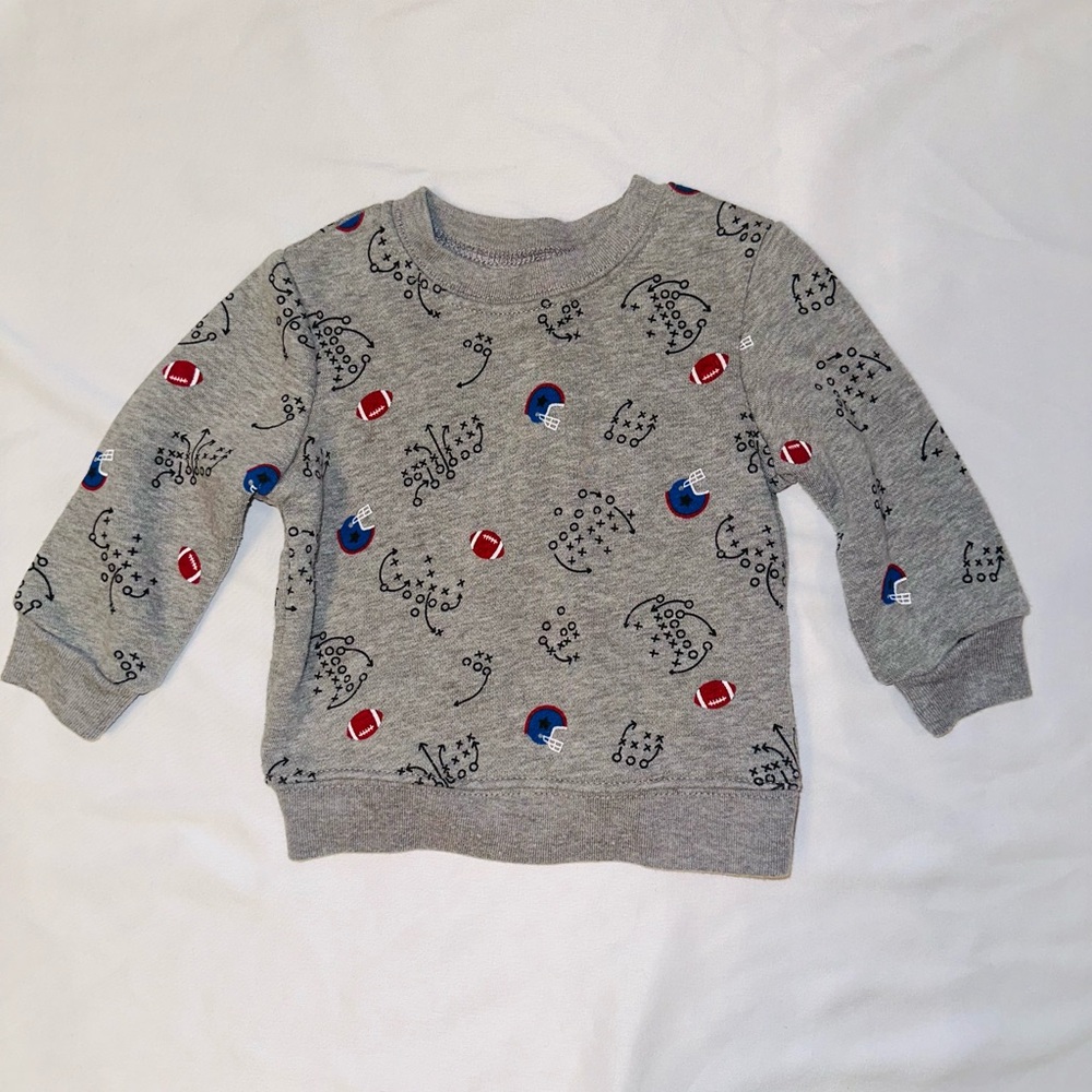 Garanimals Baby Boy Football Pullover Sweatshirt (B7)